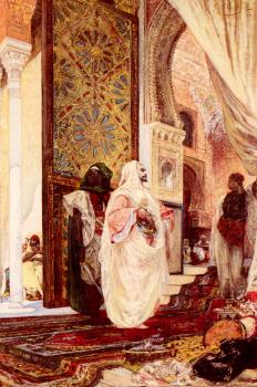 Georges Jules Victor Clairin : Entering The Harem